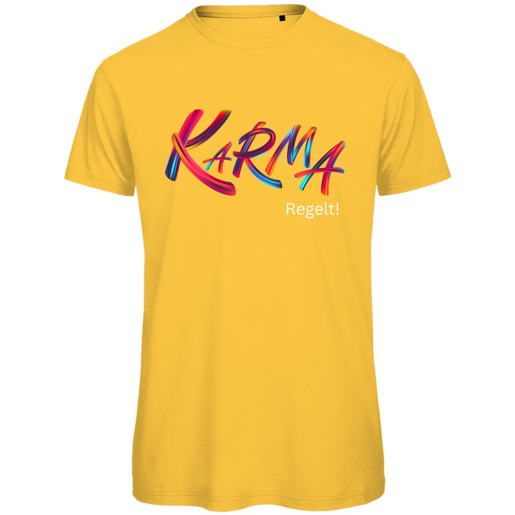 Herren T-Shirt "Karma regelt" - Grafikmagie