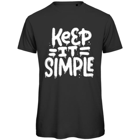 Herren T-Shirt "Keep it Simple" - Grafikmagie