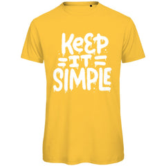 Herren T-Shirt "Keep it Simple" - Grafikmagie