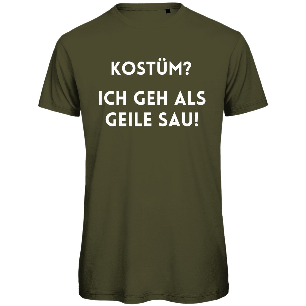 Herren T-Shirt "Kostüm Geile Sau" - Grafikmagie