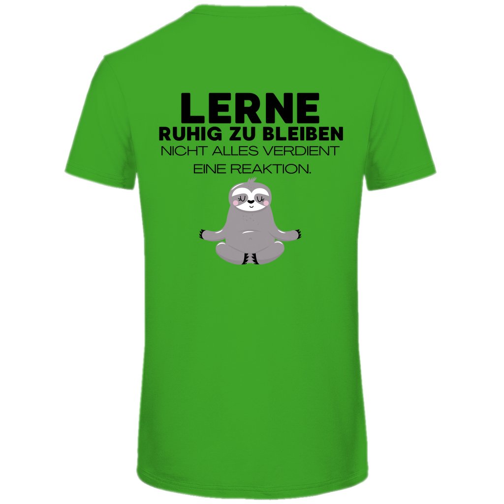 Herren T-Shirt "Lerne ruhig zu bleiben" - Grafikmagie