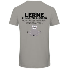 Herren T-Shirt "Lerne ruhig zu bleiben" - Grafikmagie