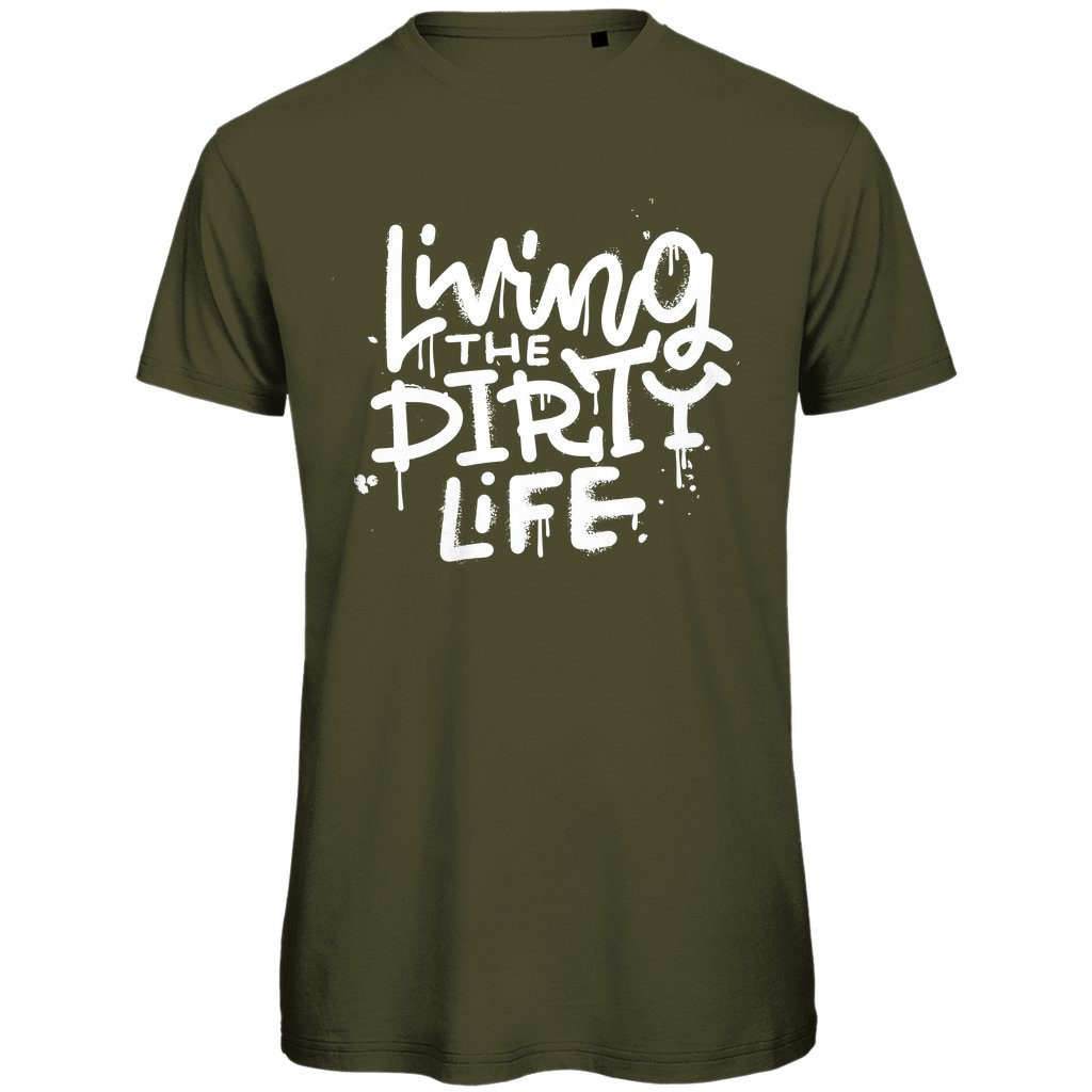 Herren T-Shirt "Living the dirty life" - Grafikmagie