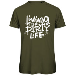 Herren T-Shirt "Living the dirty life" - Grafikmagie