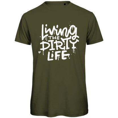 Herren T-Shirt "Living the dirty life" - Grafikmagie