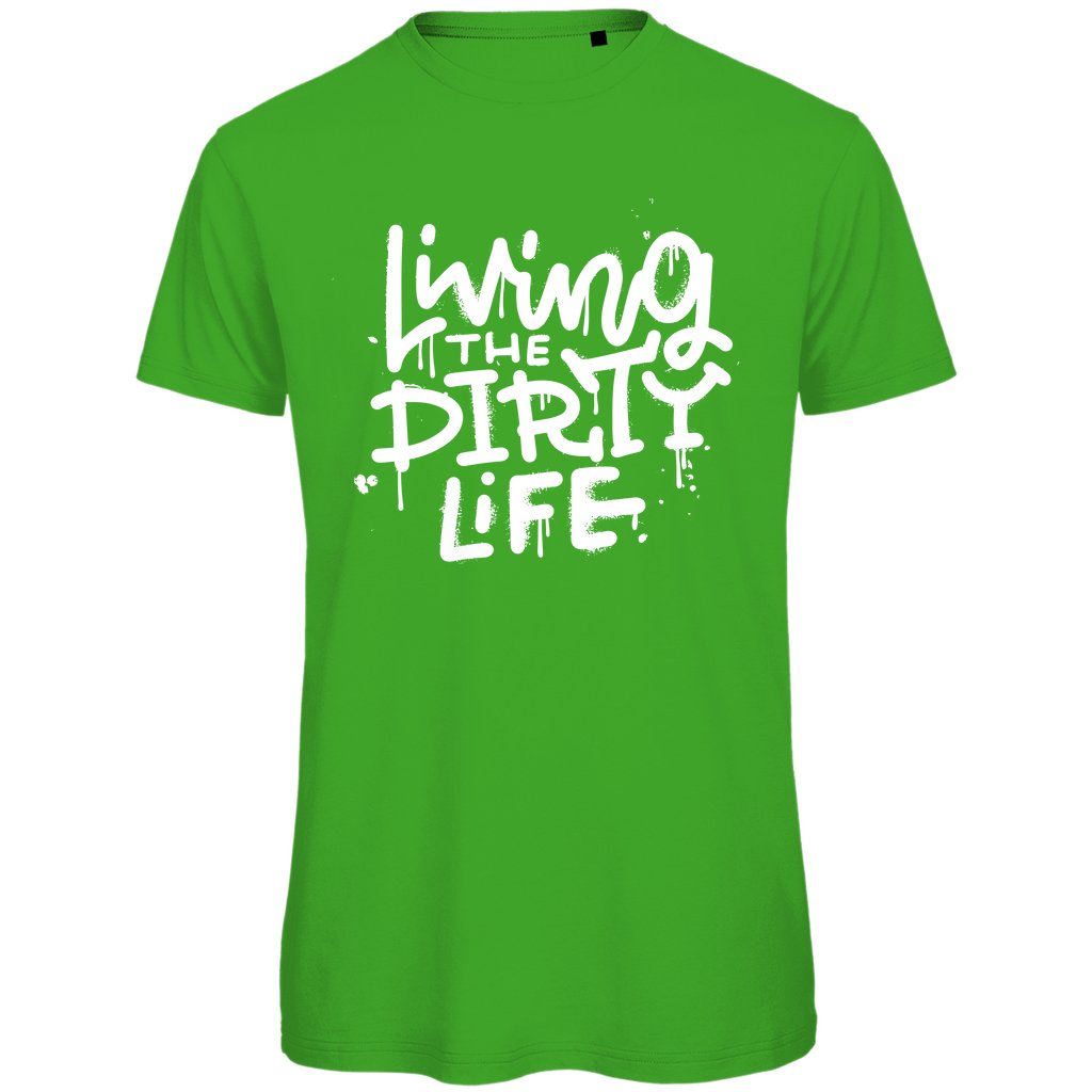 Herren T-Shirt "Living the dirty life" - Grafikmagie