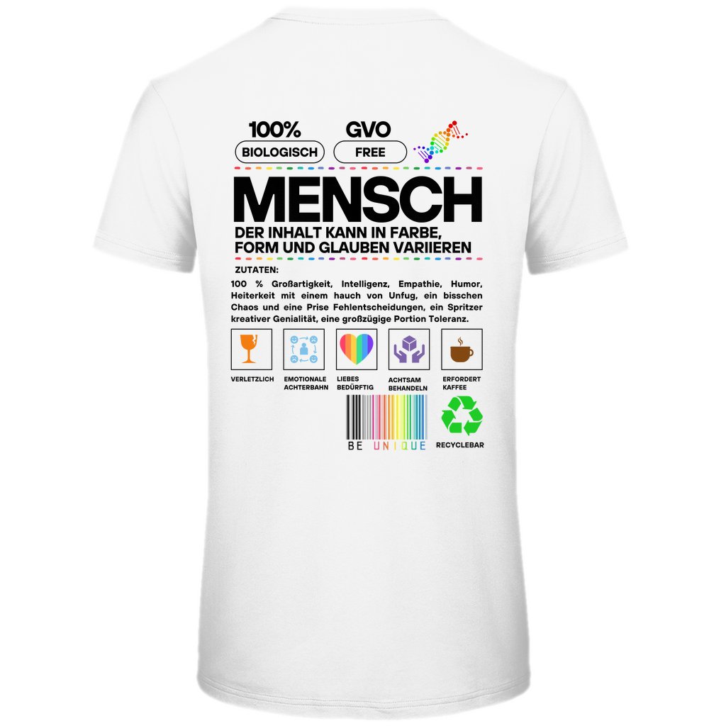 Herren T-Shirt "Mensch" - Grafikmagie