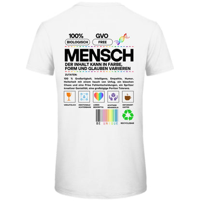 Herren T-Shirt "Mensch" - Grafikmagie