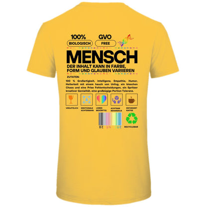 Herren T-Shirt "Mensch" - Grafikmagie