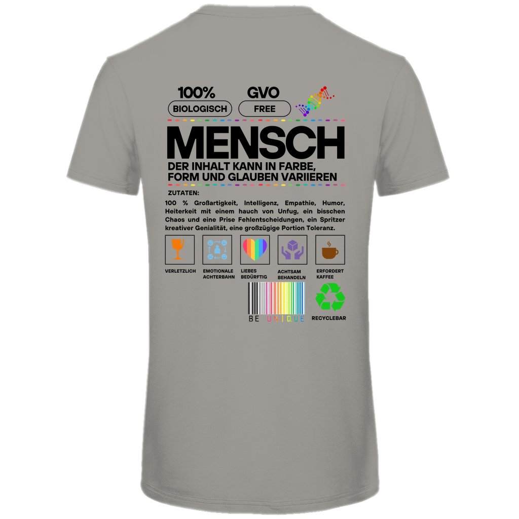 Herren T-Shirt "Mensch" - Grafikmagie