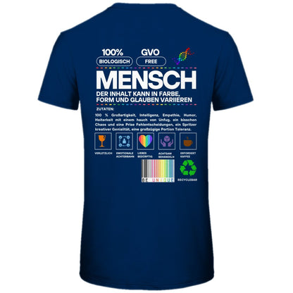 Herren T-Shirt "Mensch" - Grafikmagie