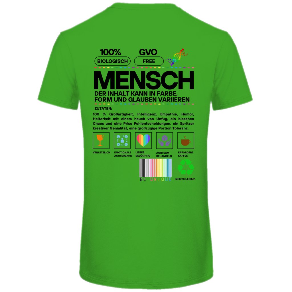 Herren T-Shirt "Mensch" - Grafikmagie