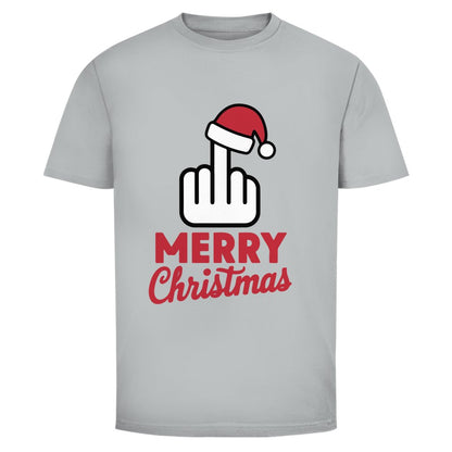 Herren T-Shirt "Merry Christmas Mittelfinger" - Grafikmagie