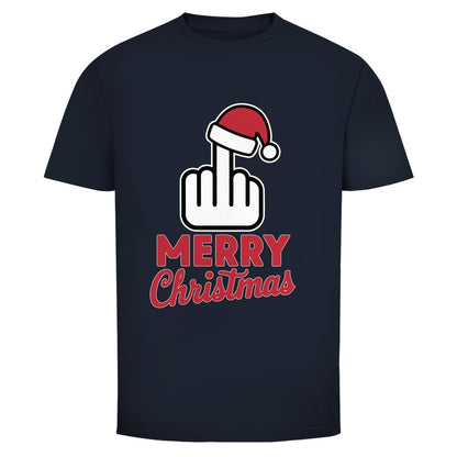 Herren T-Shirt "Merry Christmas Mittelfinger" - Grafikmagie