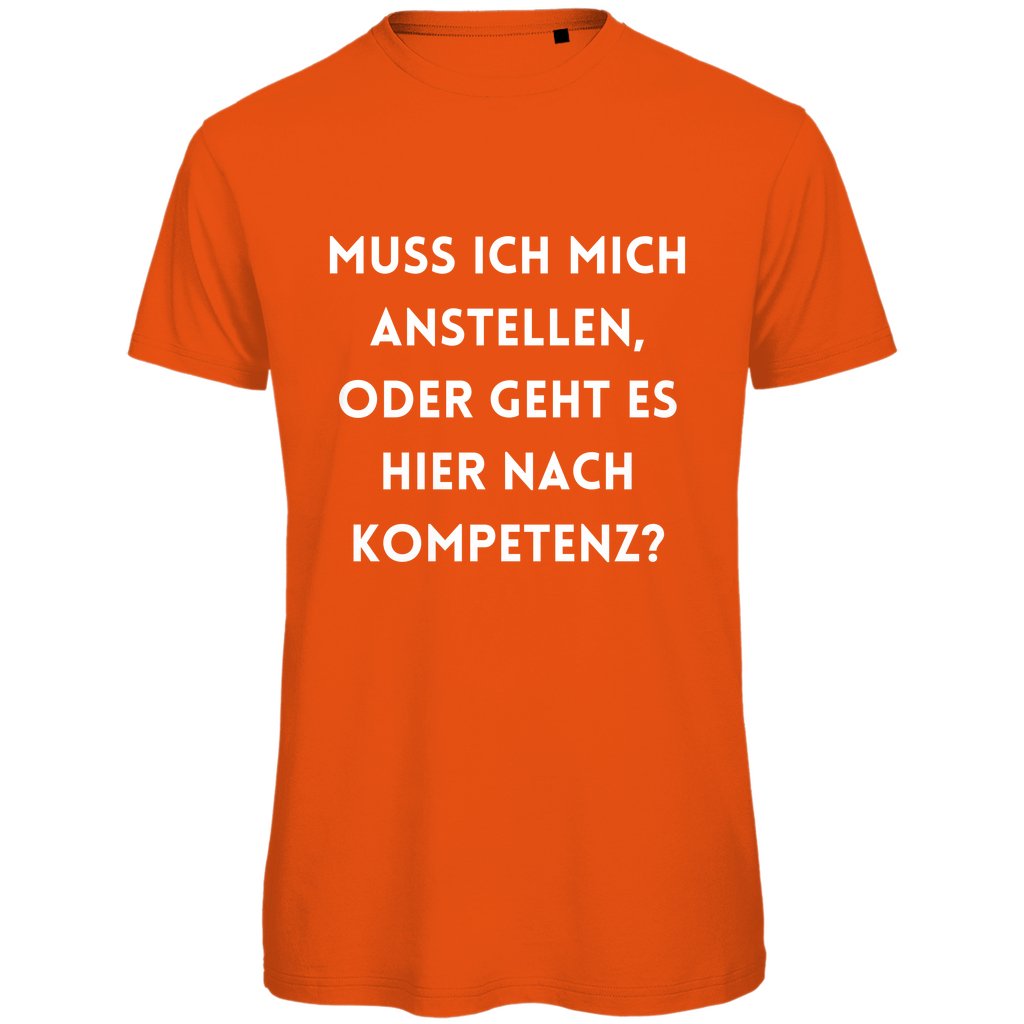 Herren T-Shirt "Muss ich mich da anstellen...?" - Grafikmagie