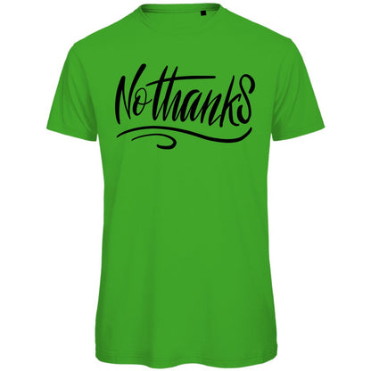 Herren T-Shirt "No thanks" - Grafikmagie
