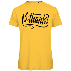 Herren T-Shirt "No thanks" - Grafikmagie