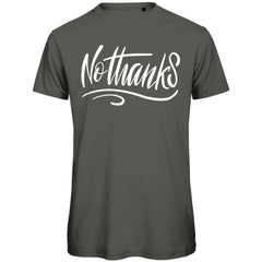 Herren T-Shirt "No thanks" - Grafikmagie