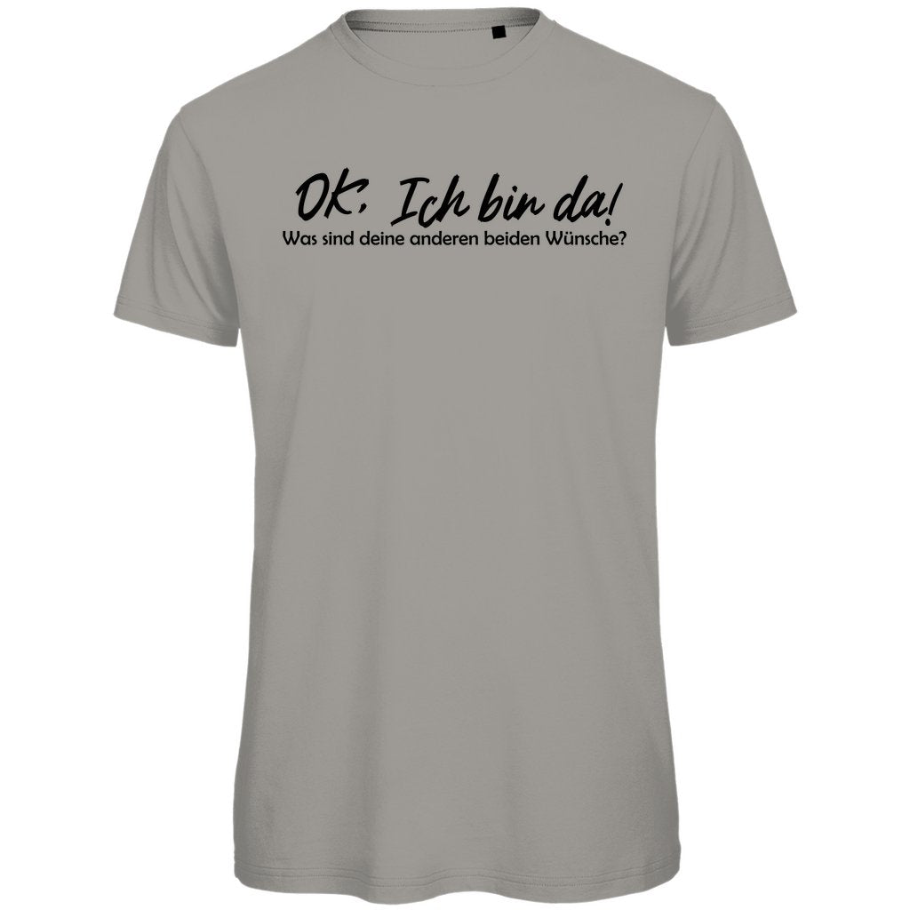 Herren T-Shirt "Ok. Ich bin da" - Grafikmagie