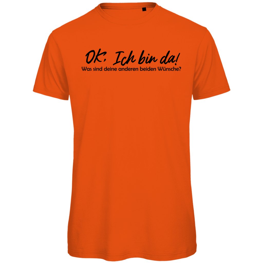 Herren T-Shirt "Ok. Ich bin da" - Grafikmagie