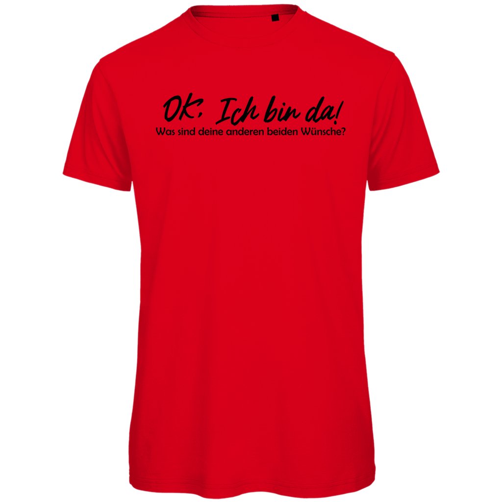 Herren T-Shirt "Ok. Ich bin da" - Grafikmagie