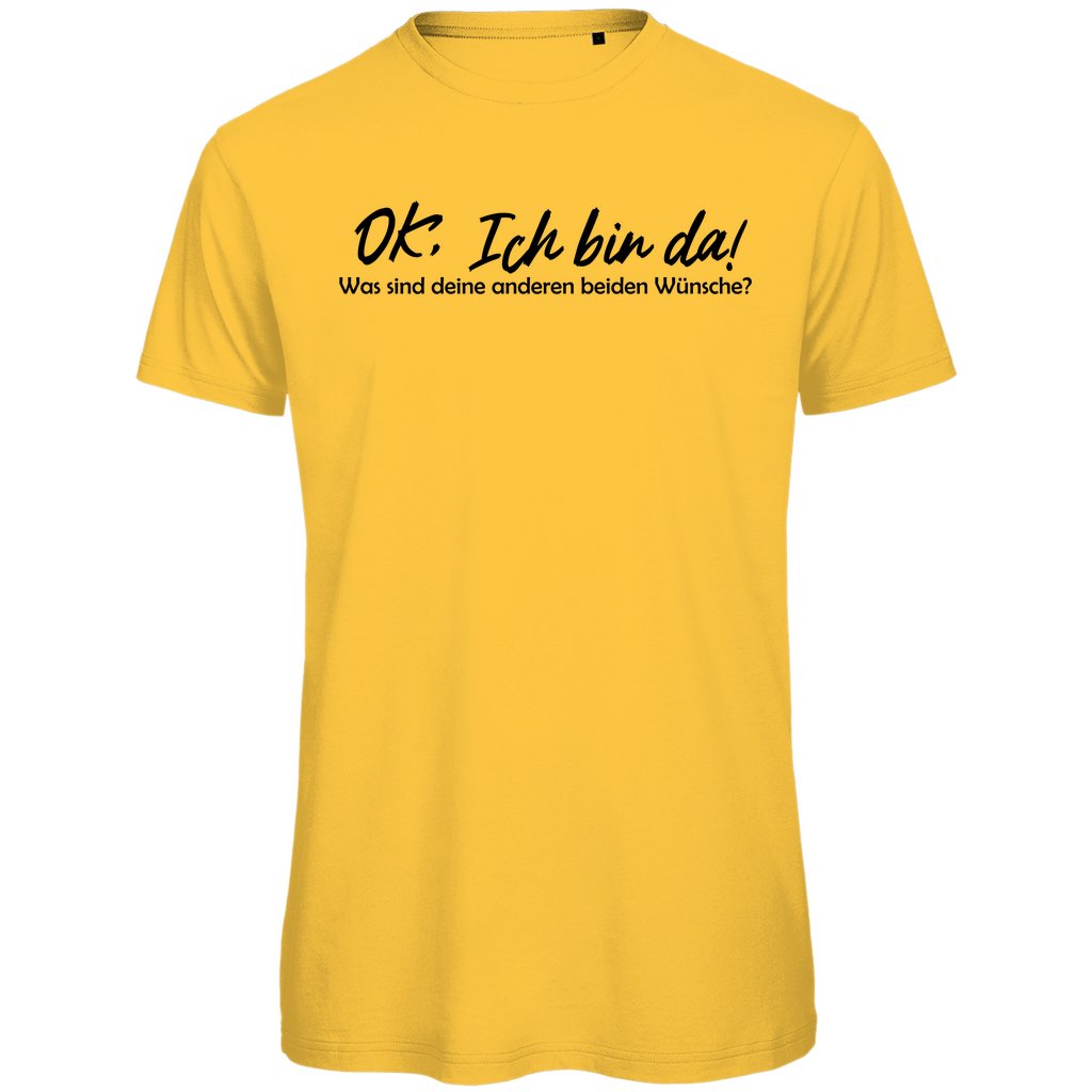 Herren T-Shirt "Ok. Ich bin da" - Grafikmagie