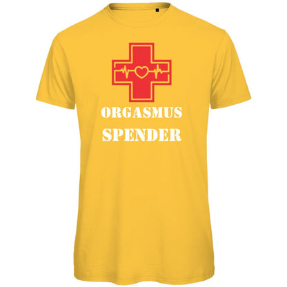 Herren T-Shirt "Orgasmus Spender" - Grafikmagie