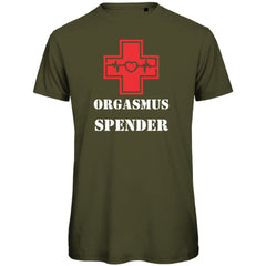 Herren T-Shirt "Orgasmus Spender" - Grafikmagie