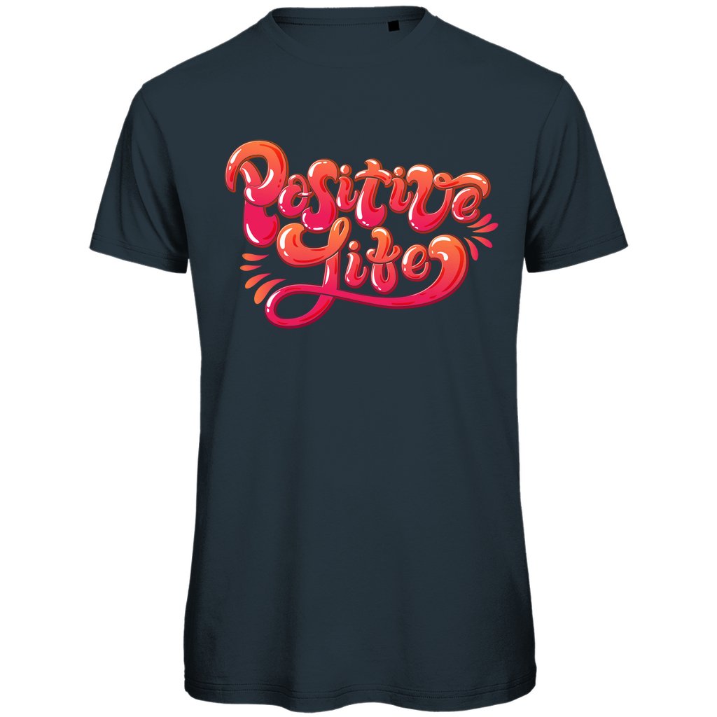 Herren T-Shirt "Positive Life" - Grafikmagie