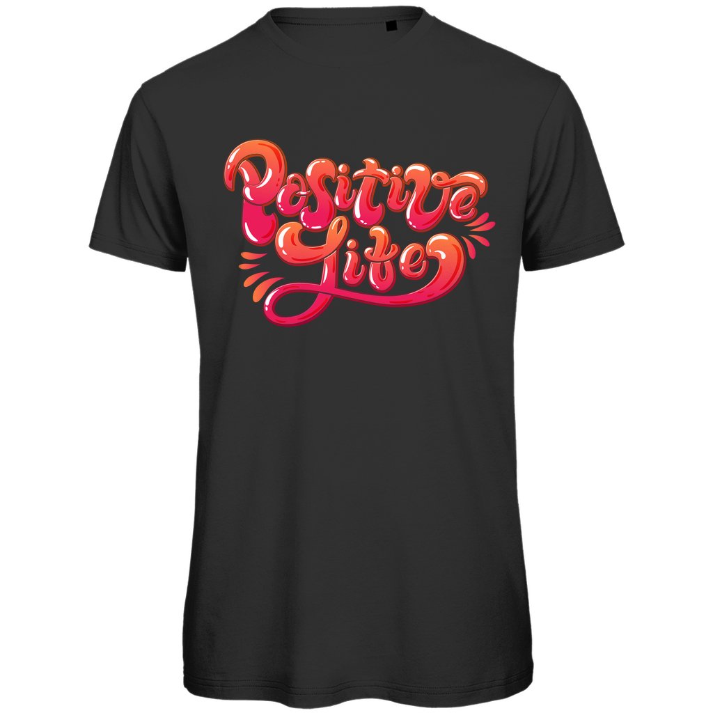 Herren T-Shirt "Positive Life" - Grafikmagie