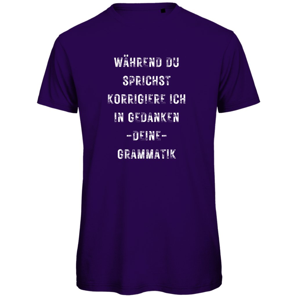 Herren T-Shirt "Während du sprichst" - Grafikmagie