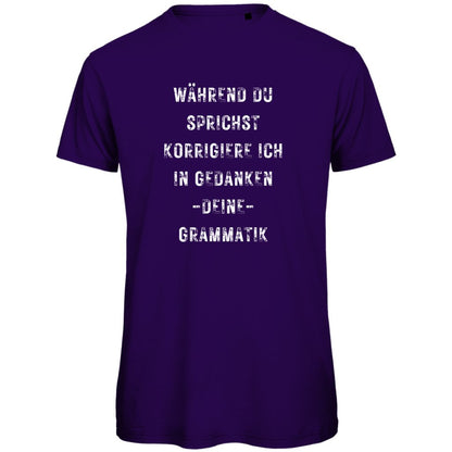 Herren T-Shirt "Während du sprichst" - Grafikmagie