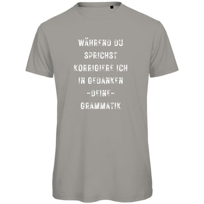 Herren T-Shirt "Während du sprichst" - Grafikmagie