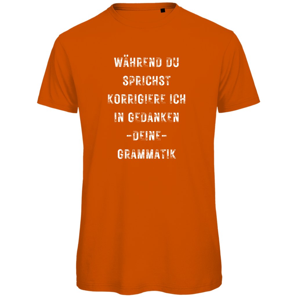 Herren T-Shirt "Während du sprichst" - Grafikmagie