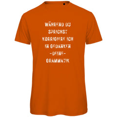 Herren T-Shirt "Während du sprichst" - Grafikmagie