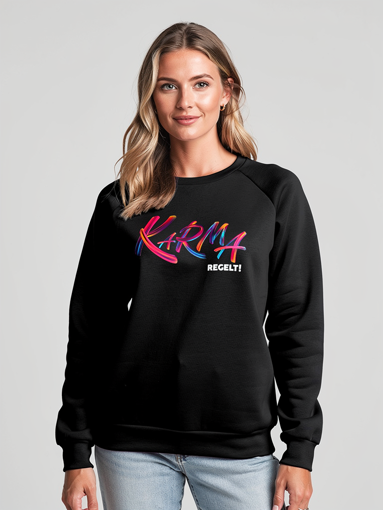 Karma regelt  Damen Sweatshirt