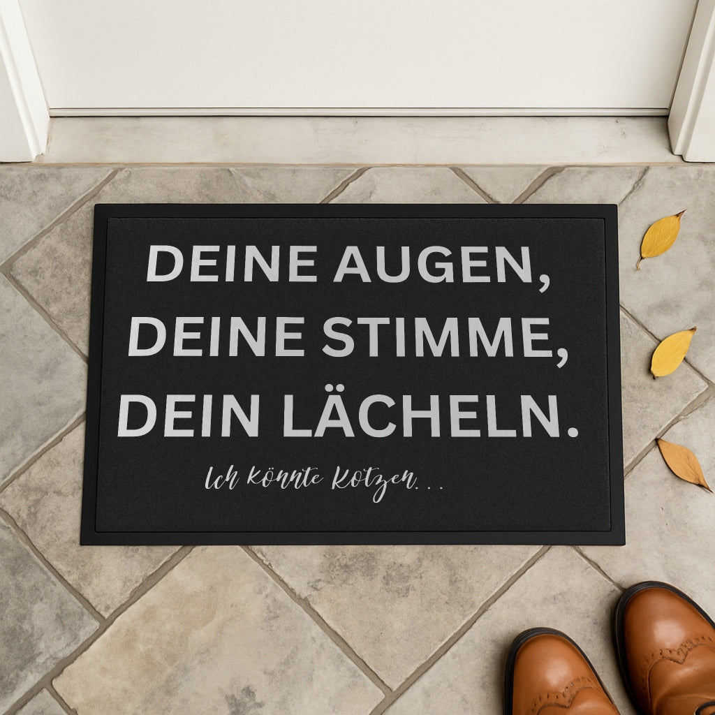 Fußmatte mit Gummirand 