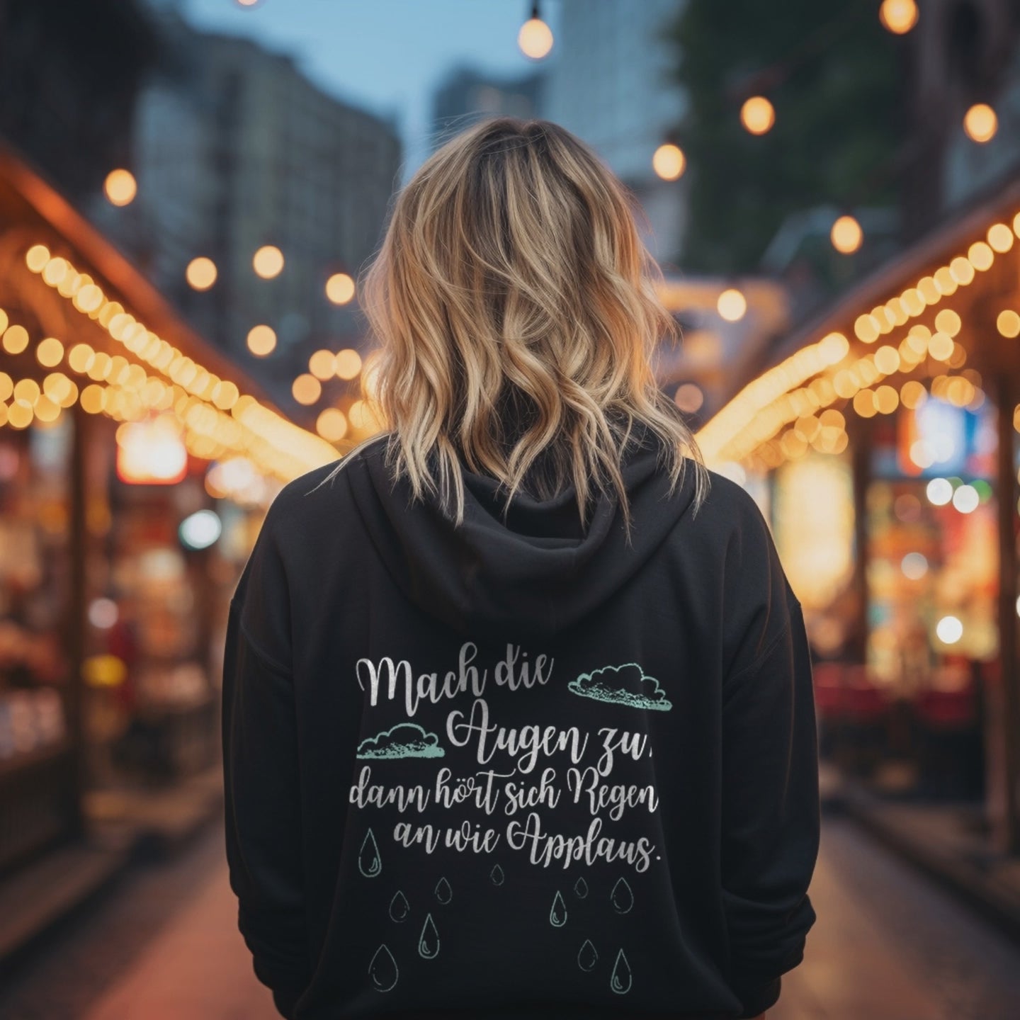 Mach die Augen zu... - Oversize Hoodie